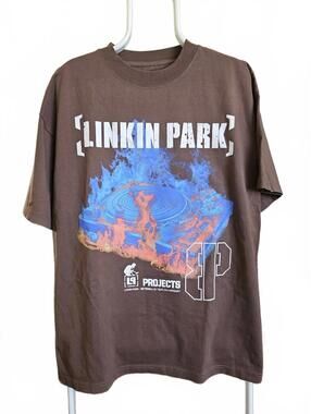 Brooklyn Projects x Linkin Park Thermal Brown T-Shirt - Size L - $65 @ Zumiez